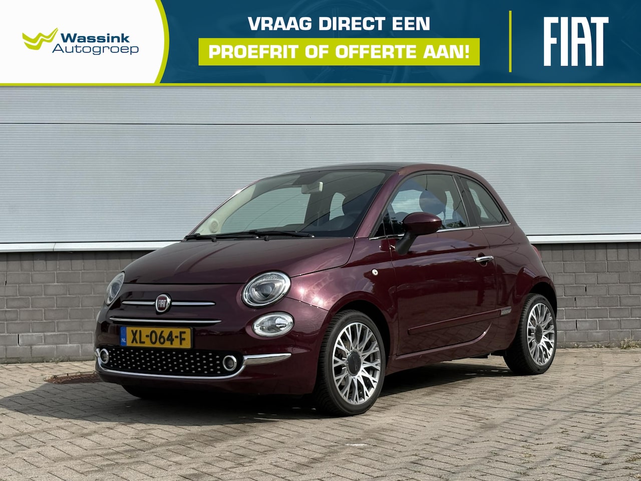 Fiat 500 - 0.9 TwinAir Turbo Collezione | Parkeersensoren | Panorama Dak | Airco | Stuurwielbediening - AutoWereld.nl