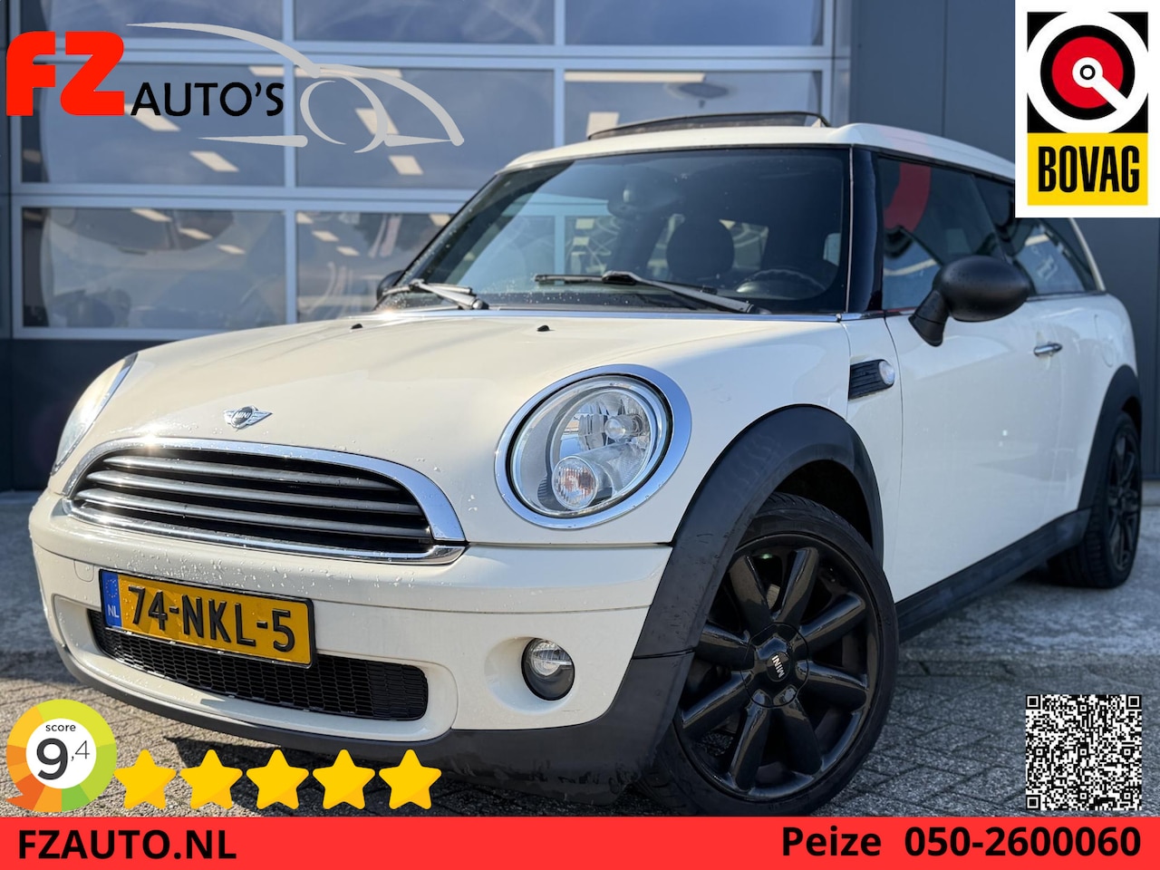 MINI Clubman - 1.6 One Business Line - Schuif/Kantel Dak - Cruise Control - Lichtmetalen Velgen - AutoWereld.nl