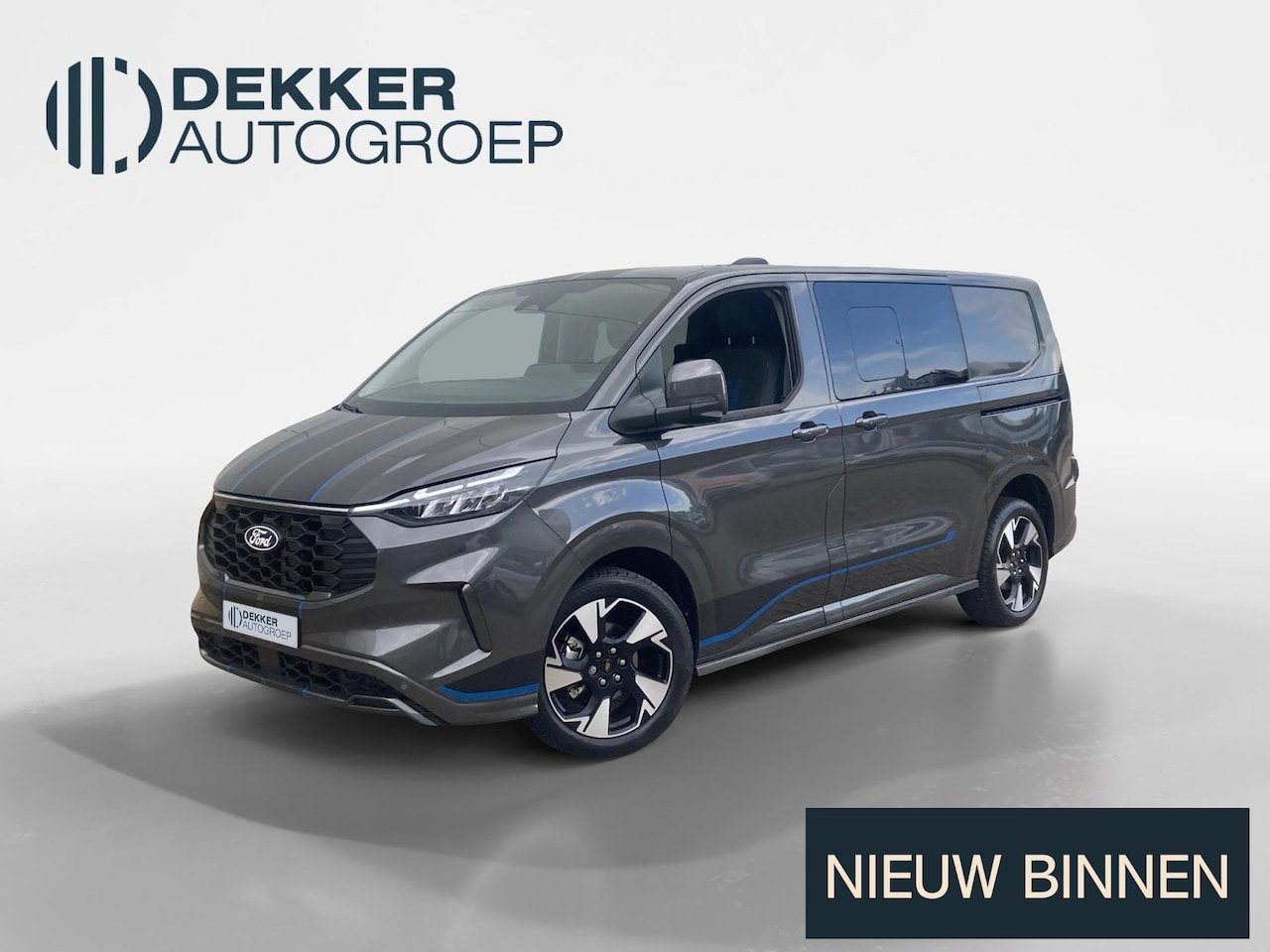 Ford Transit Custom - 320 2.0 TDCI 170 pk L1H1 Sport DC AWD Dubbele Cabine - AWD - Elektrische schuifdeuren - We - AutoWereld.nl