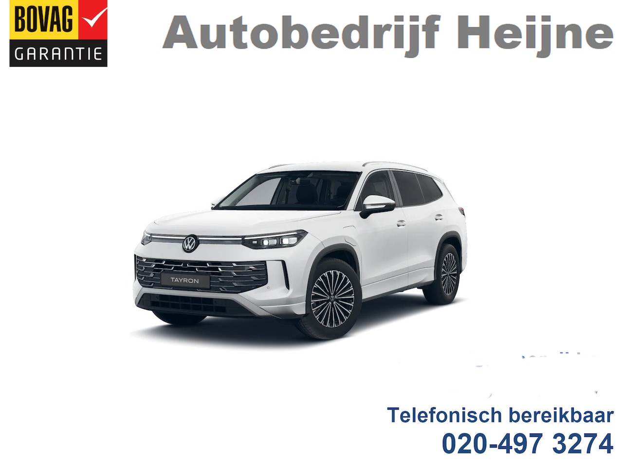 Volkswagen Tayron - 1.5 TSI eHybrid 204PK DSG HYBRID ELEGANCE 360°CAMERA/TREKHAAK/IQ.LIGHT/KEYLESS - AutoWereld.nl