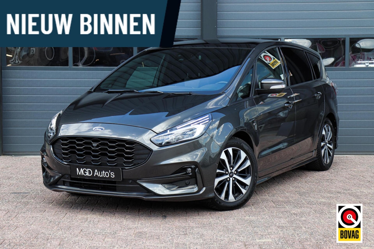 Ford S-Max - 2.5i HEV 7P ST-Line |LED|PANODAK|CAMERA|MEMORY|STOELVERW.|CARPLAY|KEYLESS - AutoWereld.nl