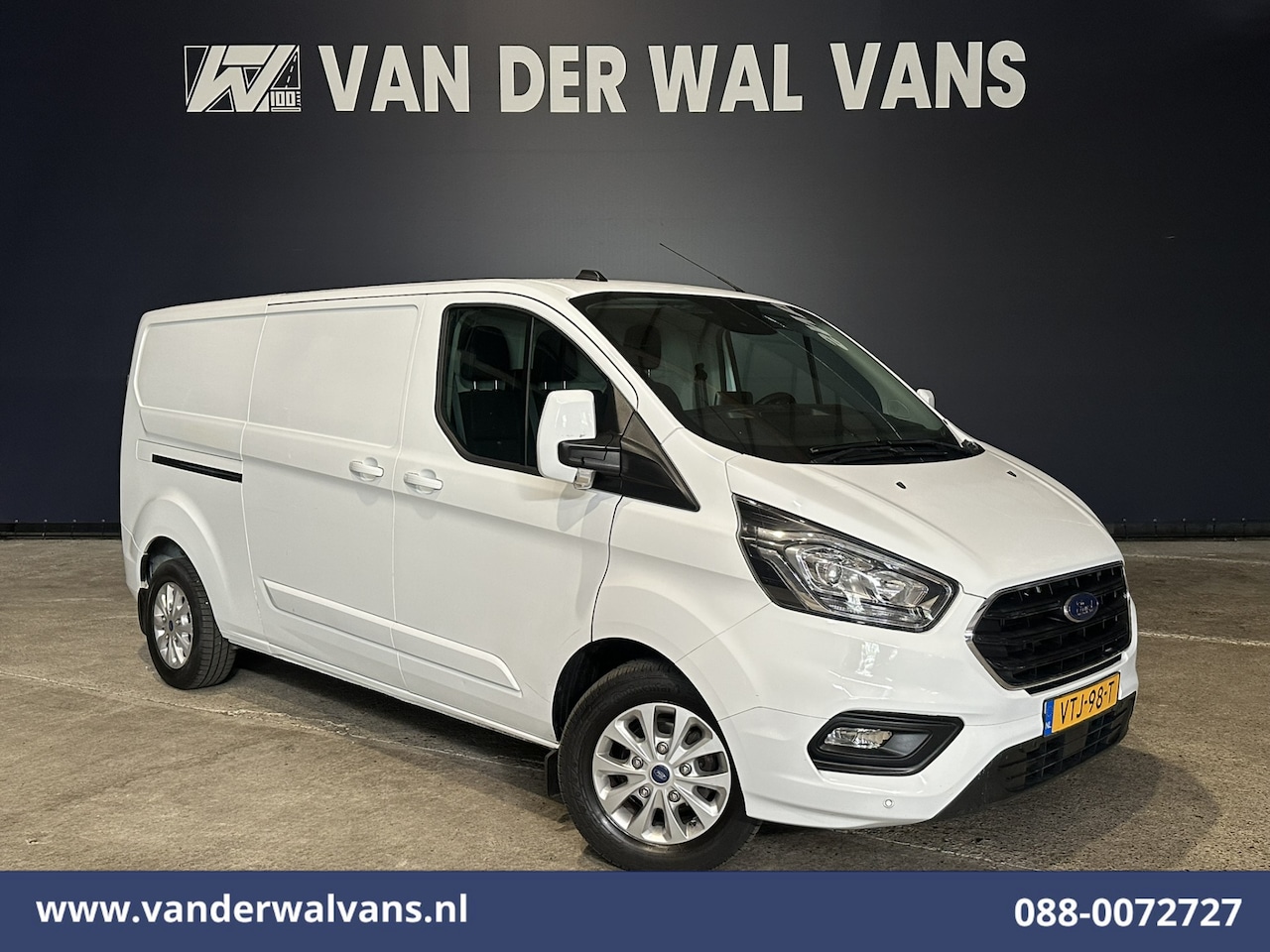 Ford Transit Custom - 2.0 TDCI 130pk L2H1 Euro6 Airco | Navigatie | Apple Carplay | LED | Cruisecontrol | 2800kg - AutoWereld.nl