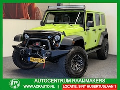 Jeep Wrangler Unlimited - 3.6 SAHARA AUTOMAAT LEDER STOELVERWARMING TARGA DAK CRUISE CONTROL CLIMATE CONTROL MEDIA V
