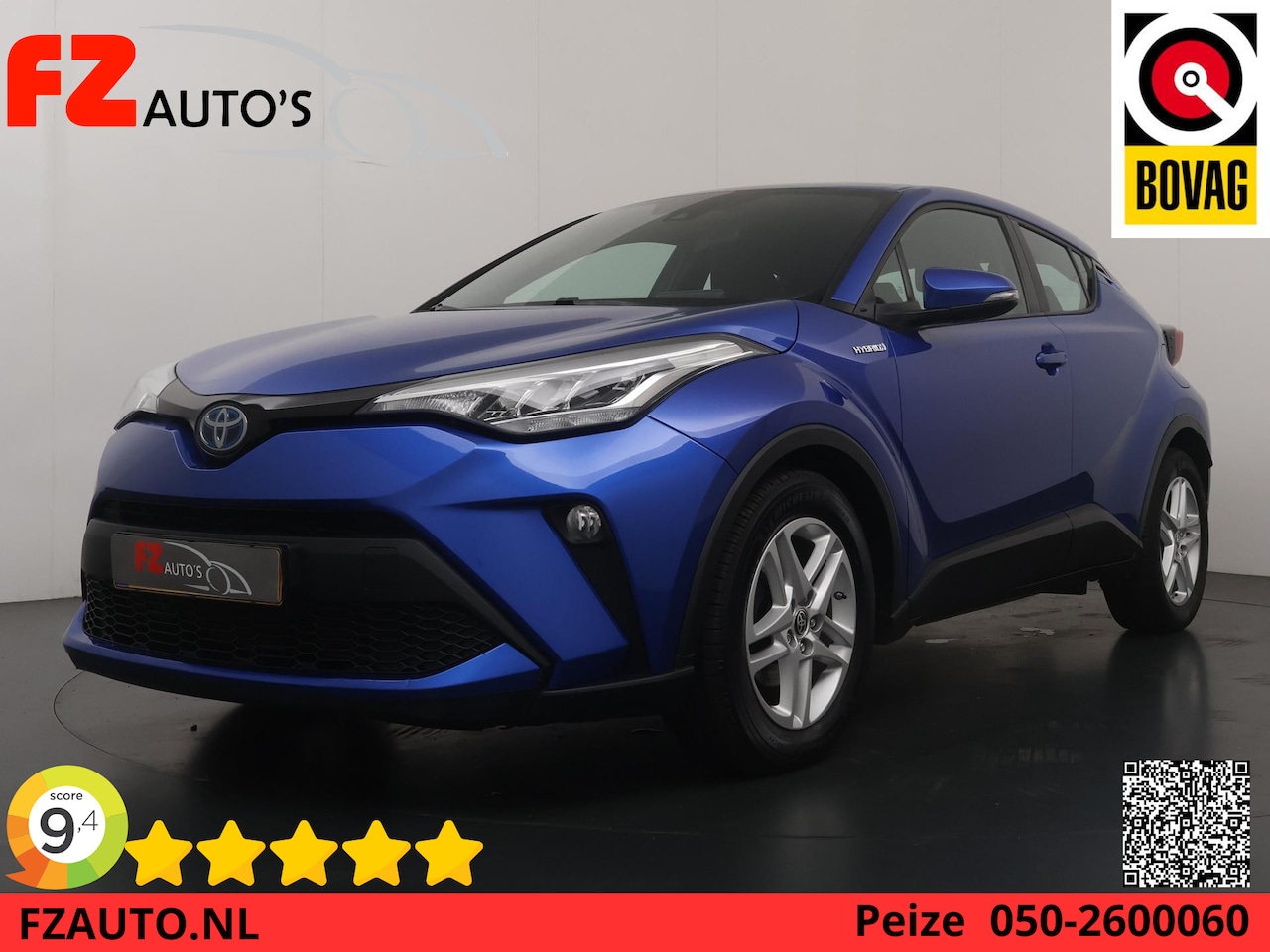Toyota C-HR - 1.8 Hybrid Active Automaat - Achteruitrijcamera - Cruise Control - Trekhaak - AutoWereld.nl
