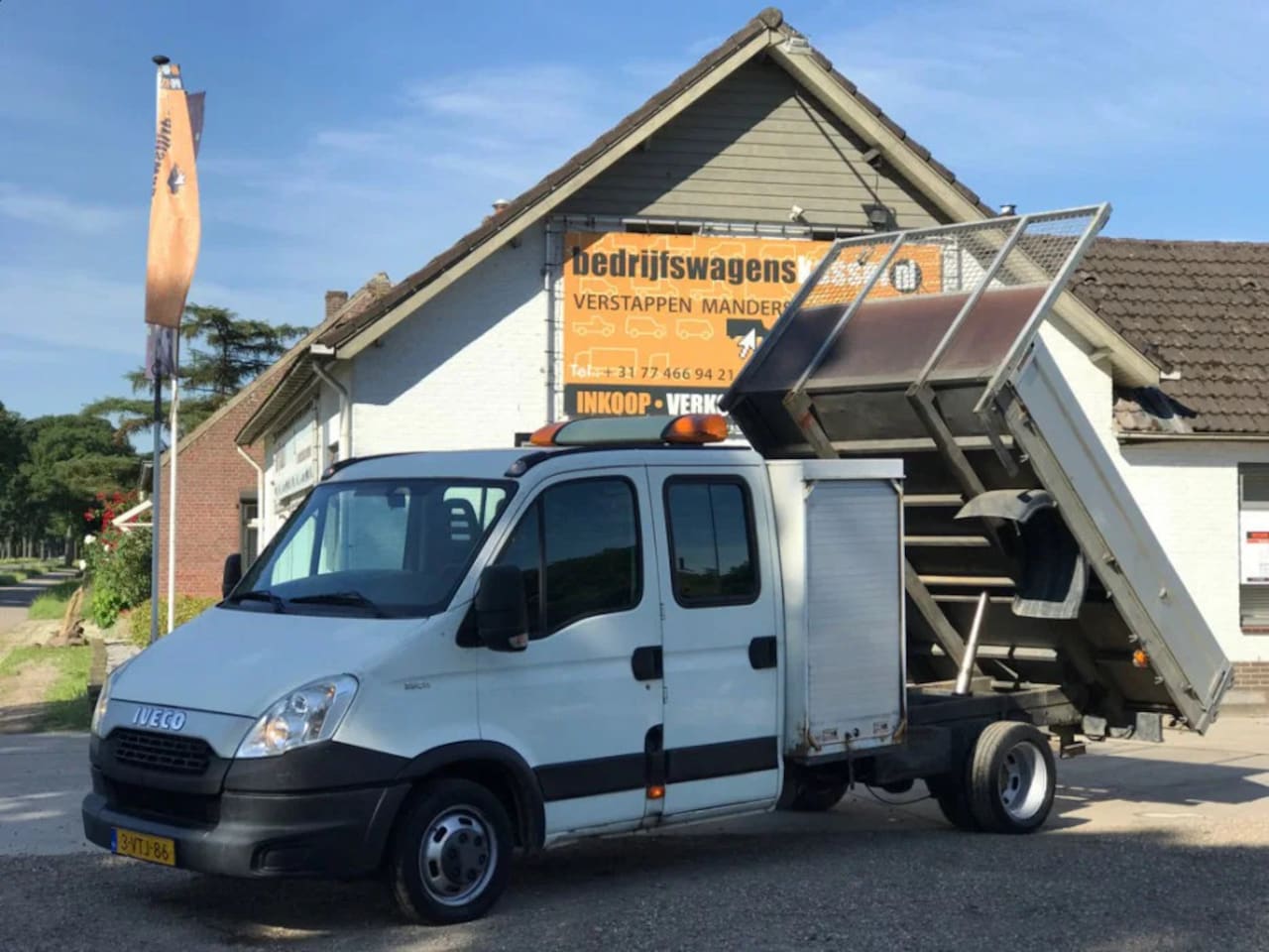 Iveco Daily - 35C11 dubbel Cabine Kipper Kieper AC - AutoWereld.nl