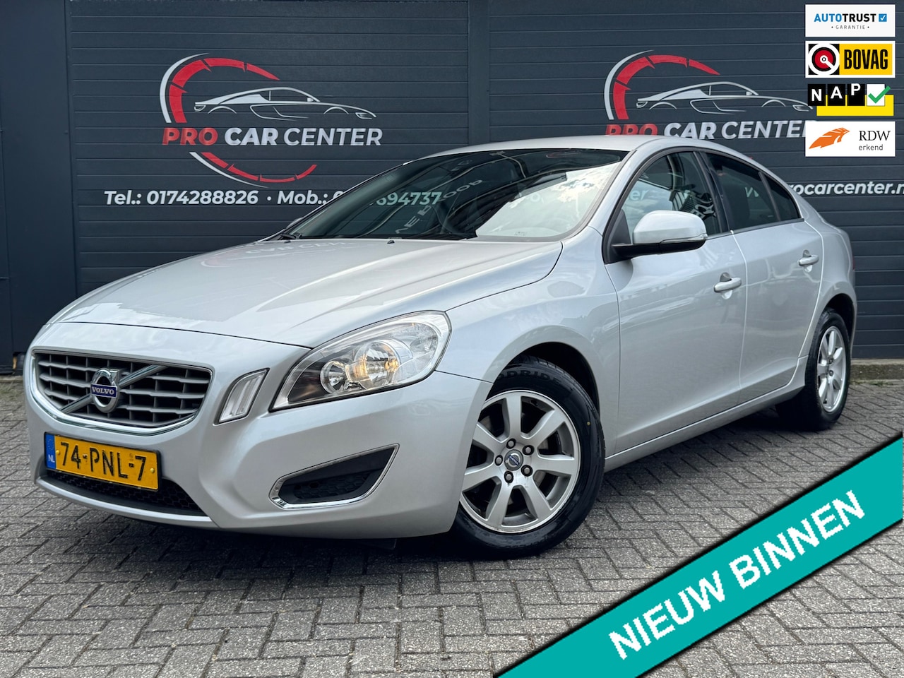 Volvo S60 - 1.6 T4 Kinetic AUT | CLIMATE | CRUISE | PDC | 2e EIGENAAR | NAVI | EL.RAMEN | NAP | APK | - AutoWereld.nl