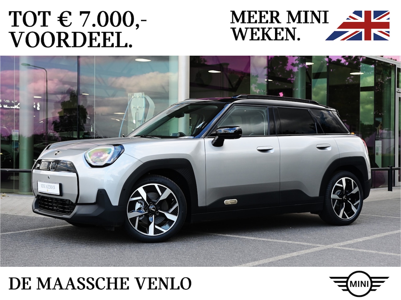 MINI Aceman - E / Classic / Pakket L / 18 inch Slide Spoke 2-tone - AutoWereld.nl