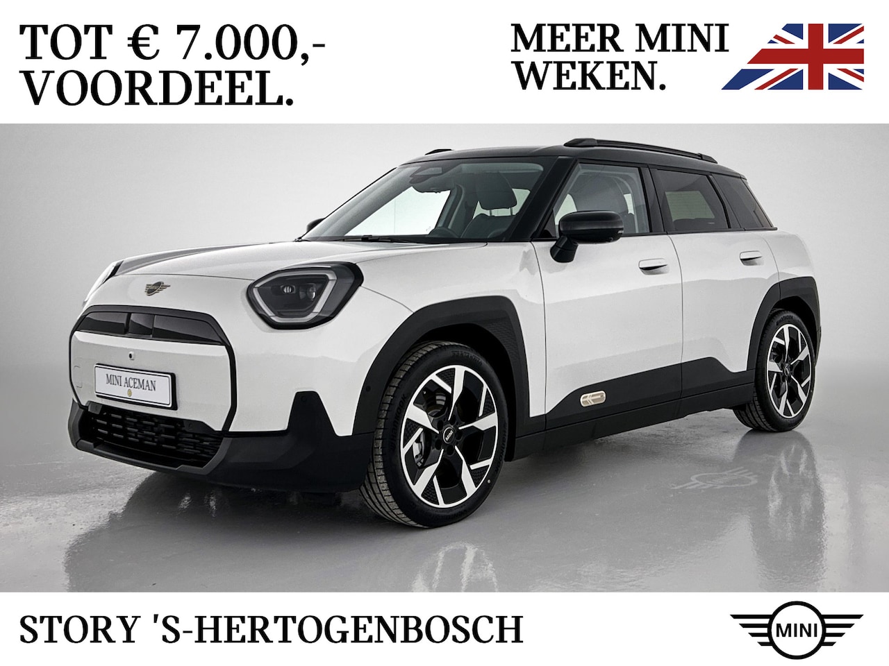 MINI Aceman - E / Classic / Pakket L / 18 inch Slide Spoke 2-tone - AutoWereld.nl