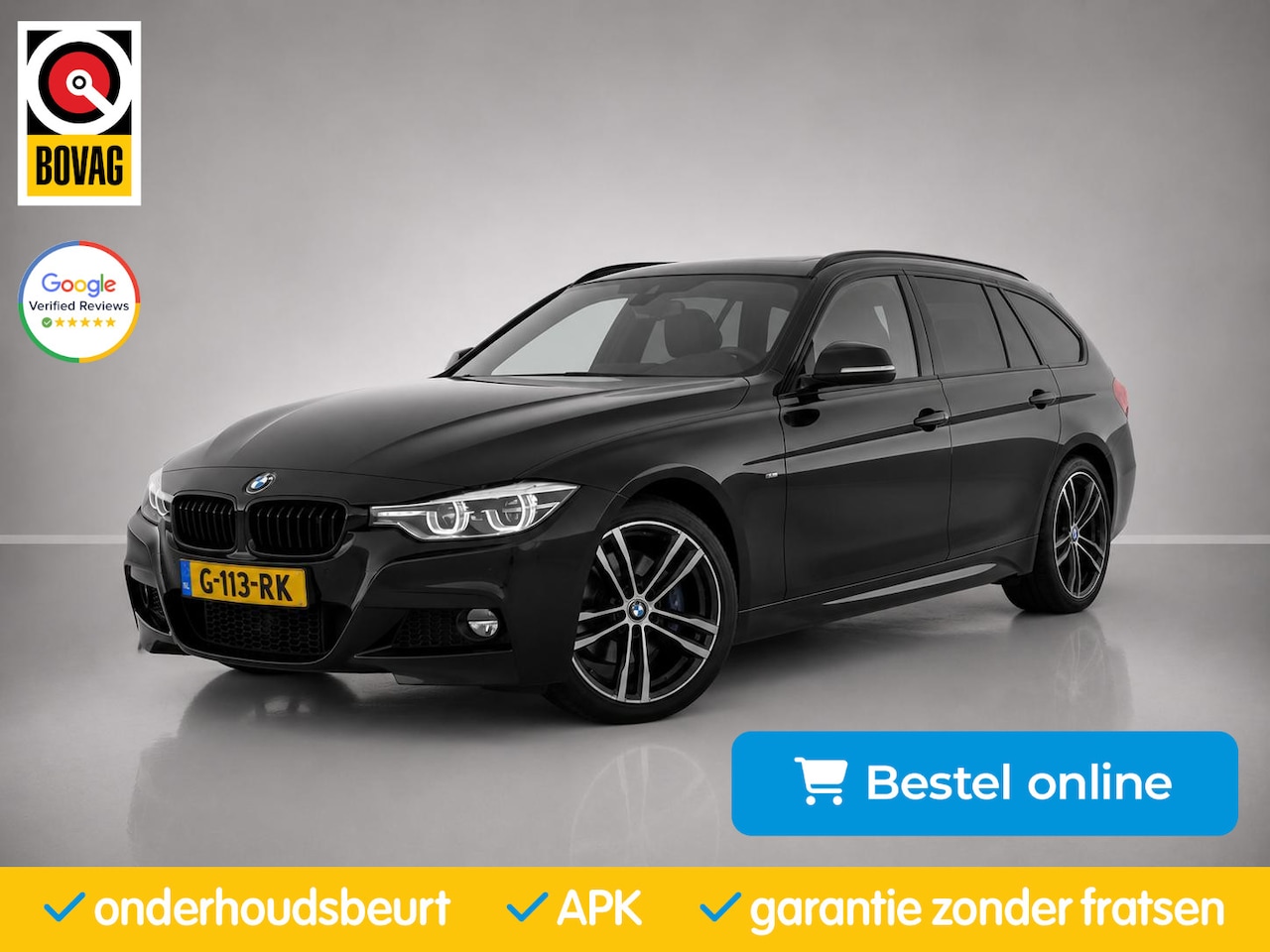 BMW 3-serie Touring - 318i M Sport| CruiseControl|Schuifdak|Navi|Camera|ParkAssist| - AutoWereld.nl