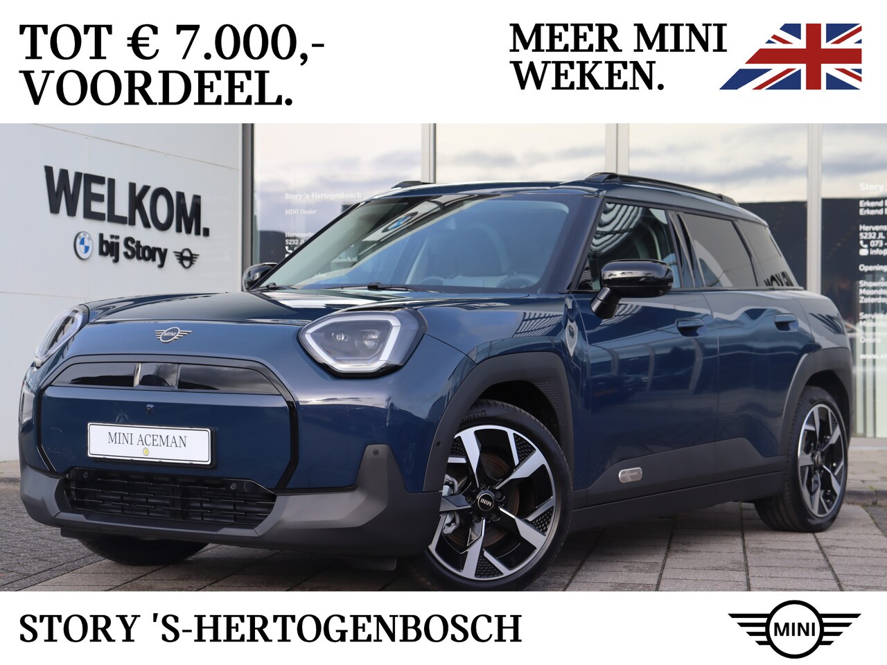 MINI Aceman - E / Classic / Pakket L / 18 inch Slide Spoke 2-tone - AutoWereld.nl