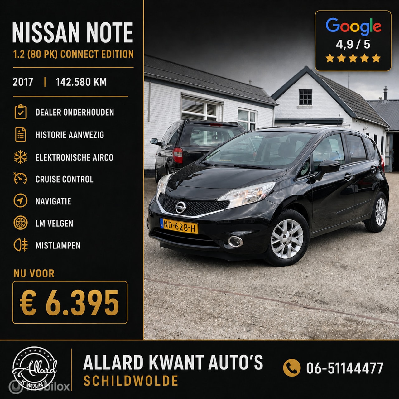 Nissan Note - 1.2 (80pk) Connect Edition/Clima/Cruise/Navi - AutoWereld.nl