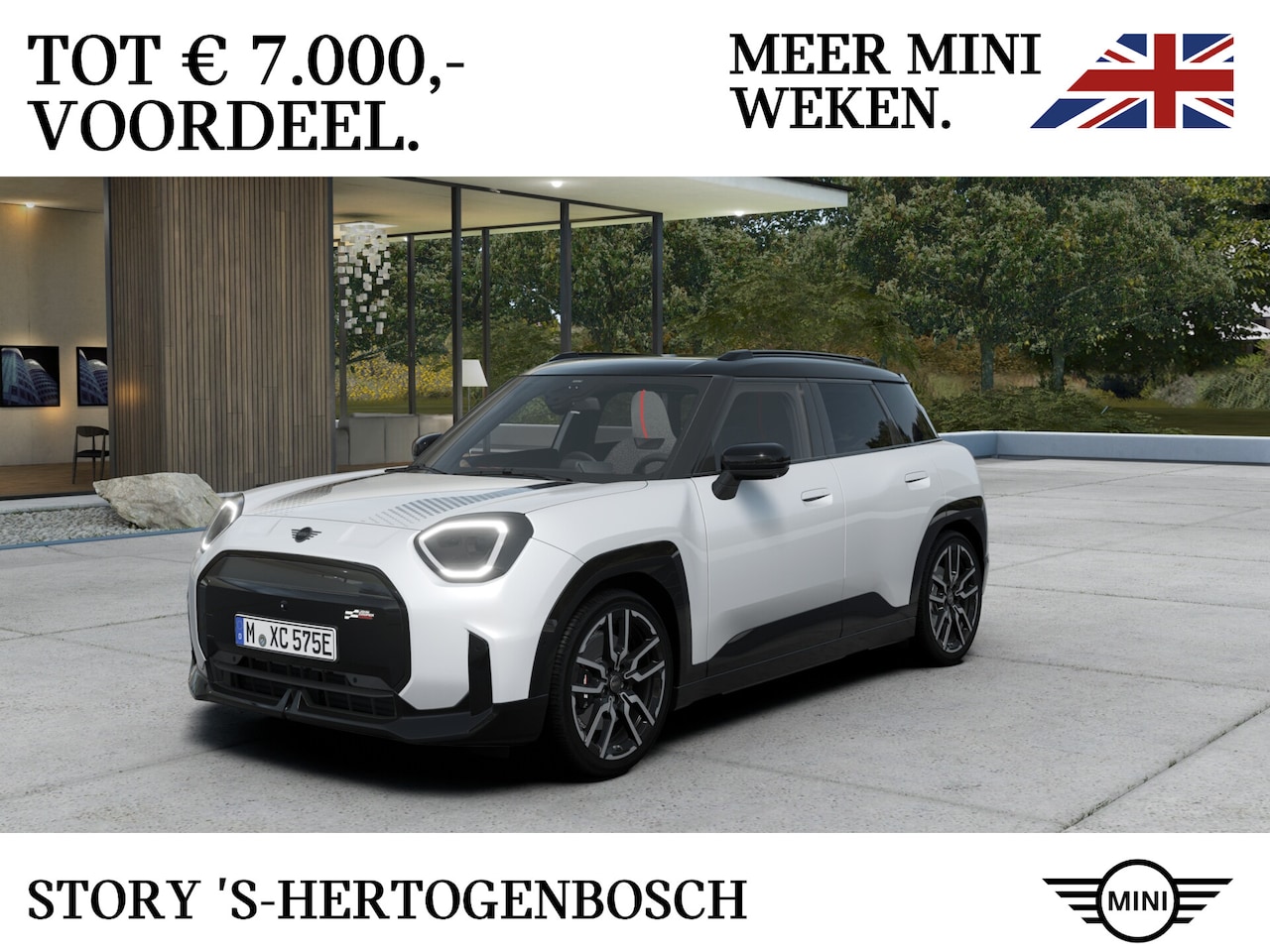MINI Aceman - SE / John Cooper Works / Pakket L / 19" JCW Lap Spoke 2-tone - AutoWereld.nl