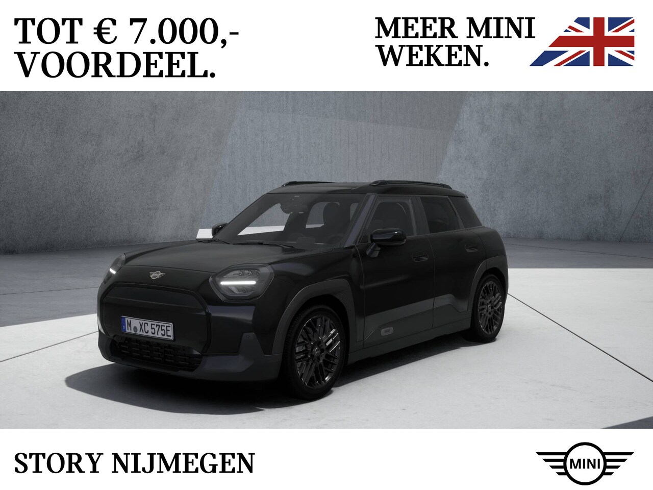 MINI Aceman - E / Blackyard / 18" Night Flash Spoke grey - AutoWereld.nl