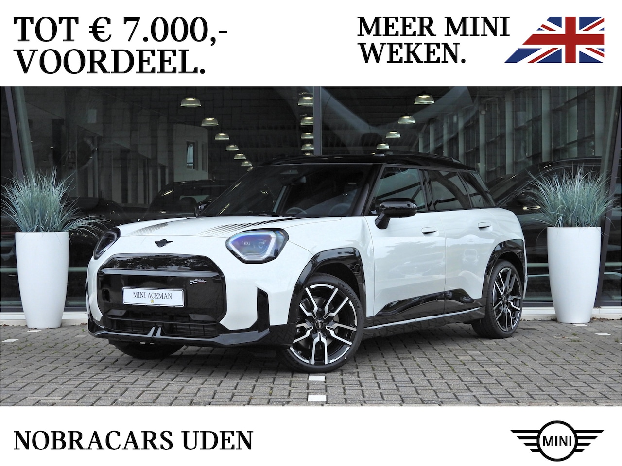 MINI Aceman - SE / John Cooper Works / Pakket M / 19" JCW Lap Spoke 2-tone - AutoWereld.nl