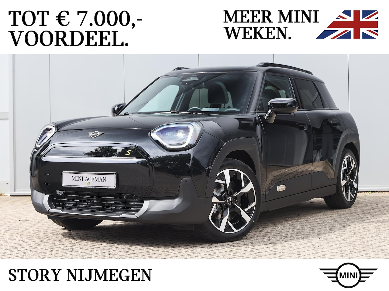 MINI Aceman - SE / Classic / Pakket M / 18" Slide Spoke 2-tone - AutoWereld.nl