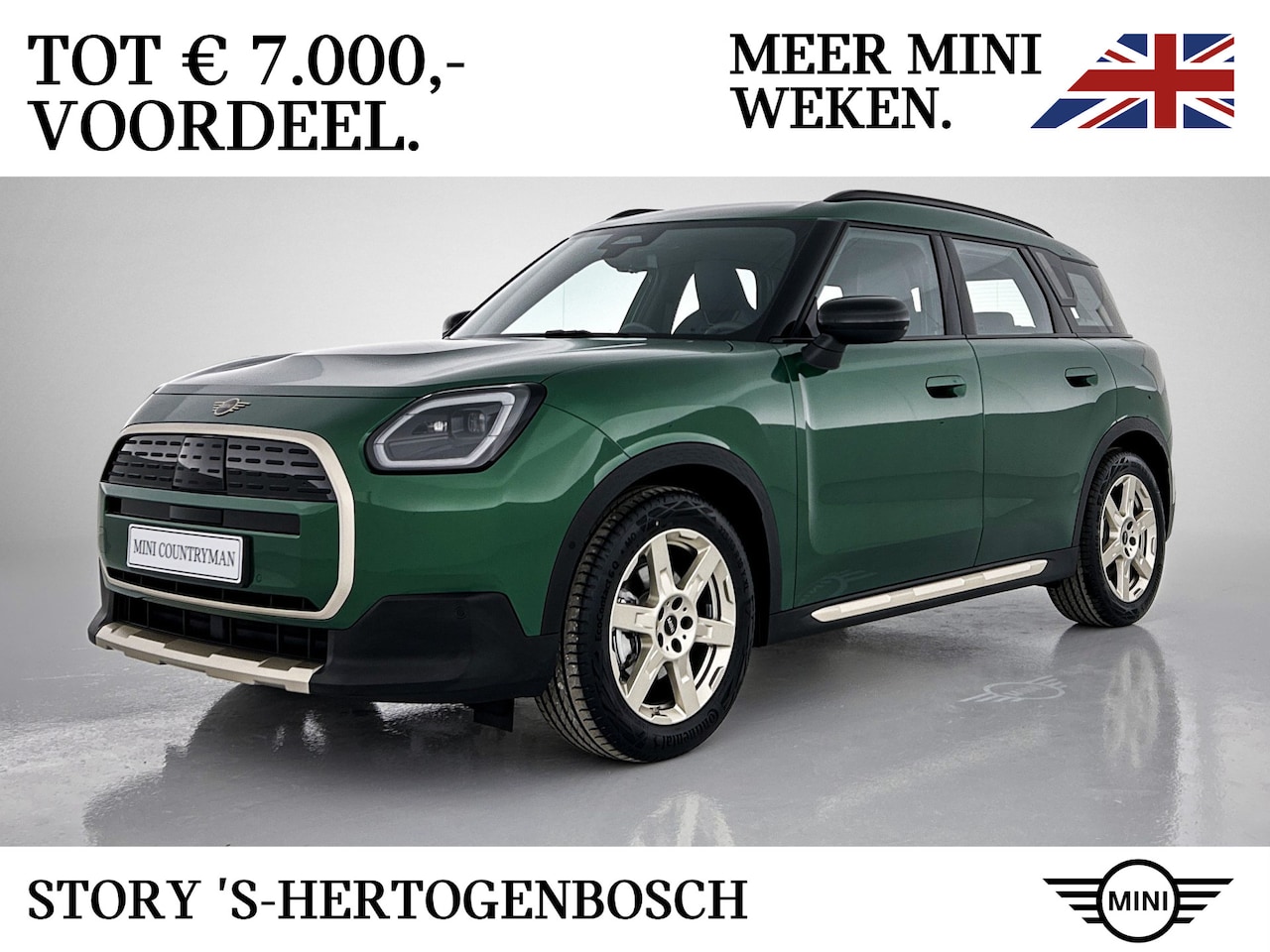 MINI Countryman - E / Favoured / Pakket S / 18" Asteroid Spoke vibrant silver - AutoWereld.nl
