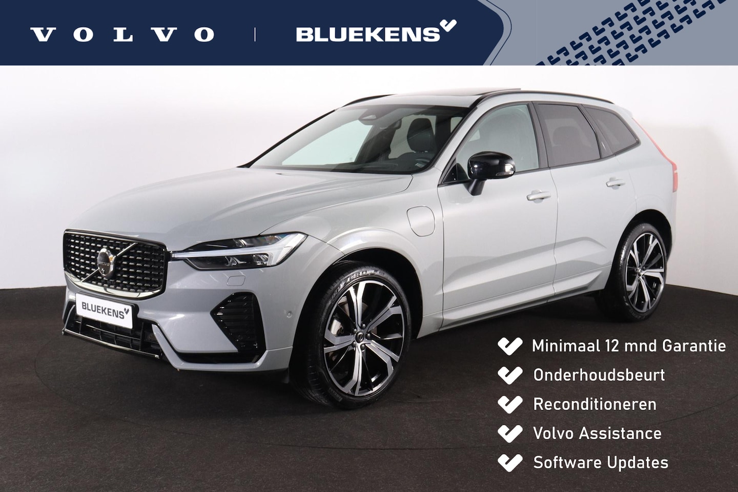 Volvo XC60 - T6 Recharge AWD Ultimate Dark - Panorama/schuifdak - IntelliSafe Assist & Surround - 360º - AutoWereld.nl