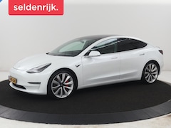 Tesla Model 3 - Long Range AWD 75 kWh | SOH 87, 4% | Panoramadak | Leder | Memory | Cruise control | Stoel