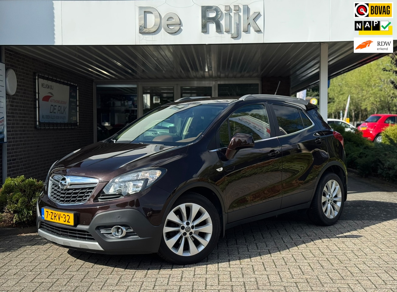 Opel Mokka - 1.4 T Cosmo | Navi, Camera, Cruise, Climate, Half leder, DAB | Goed onderhouden! | NAP | - AutoWereld.nl