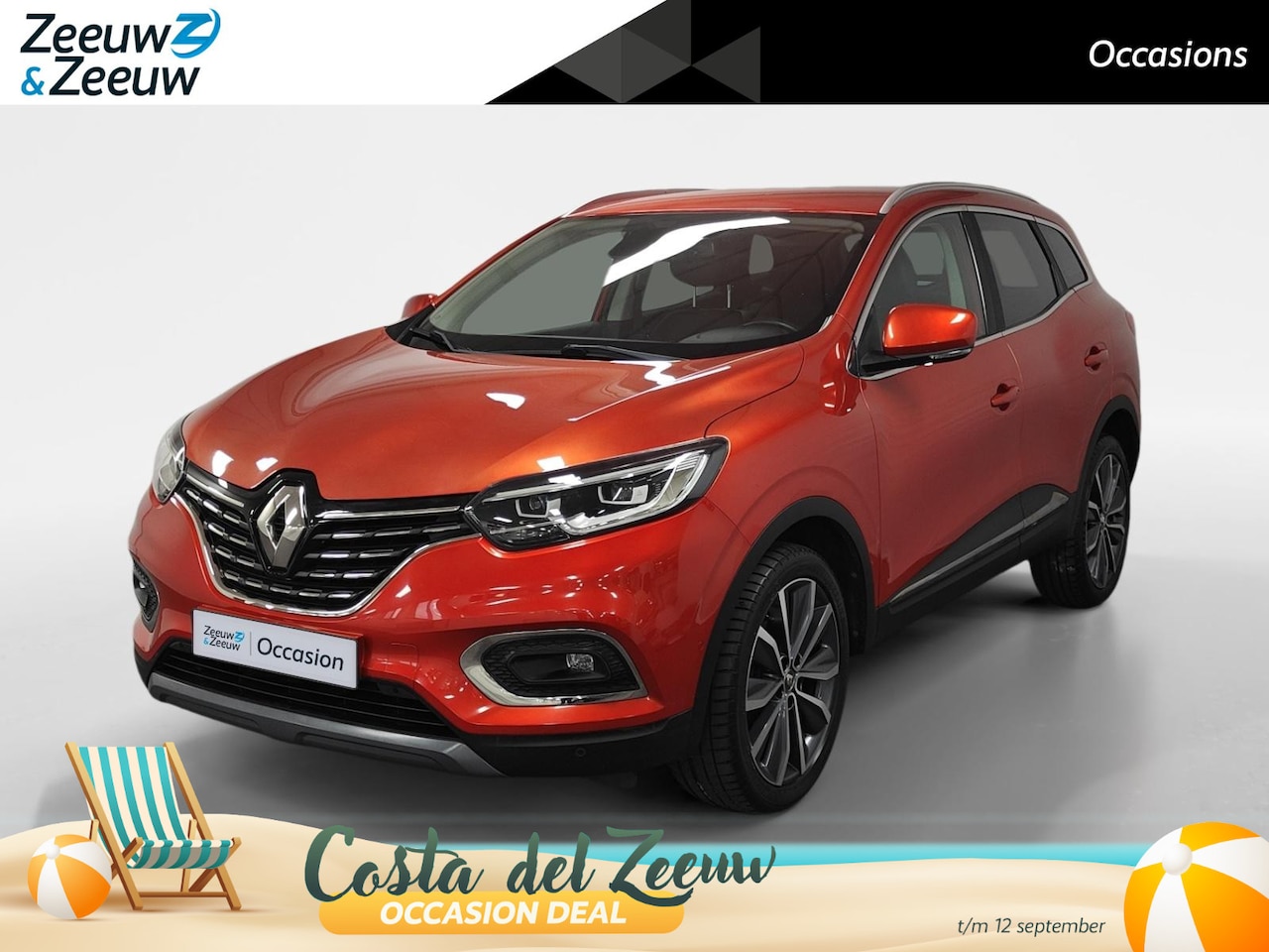 Renault Kadjar - 1.3 TCe Intens NAVI AIRCO CAMERA CRUISE CONROLE APPLE CARPLAY ANDROID AUTO ZEER MOOIE AUTO - AutoWereld.nl