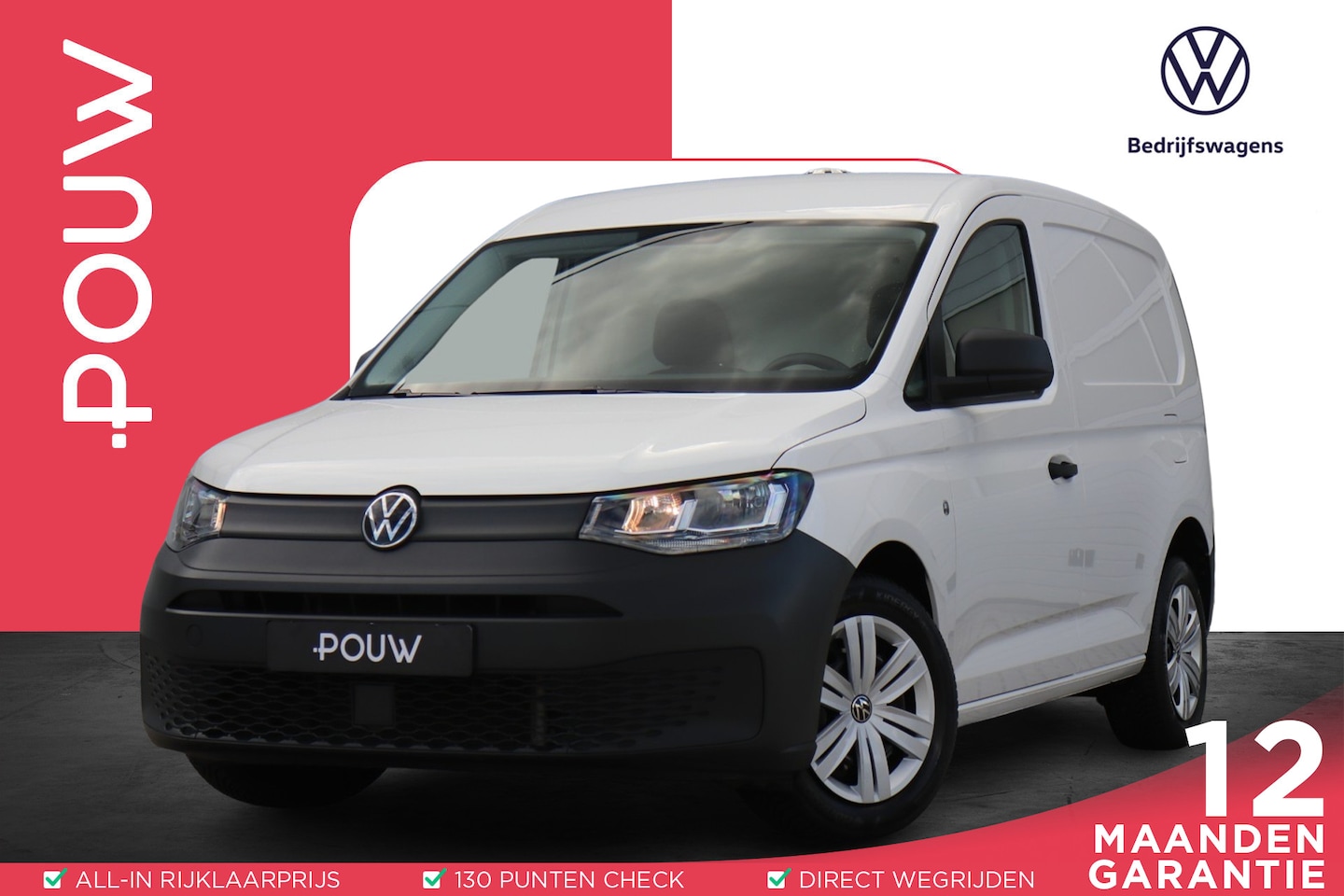 Volkswagen Caddy Cargo - 2.0 TDI 75pk Trend | App Connect | Cruise Control | Parkeersensoren Achter | Ventilatie in - AutoWereld.nl