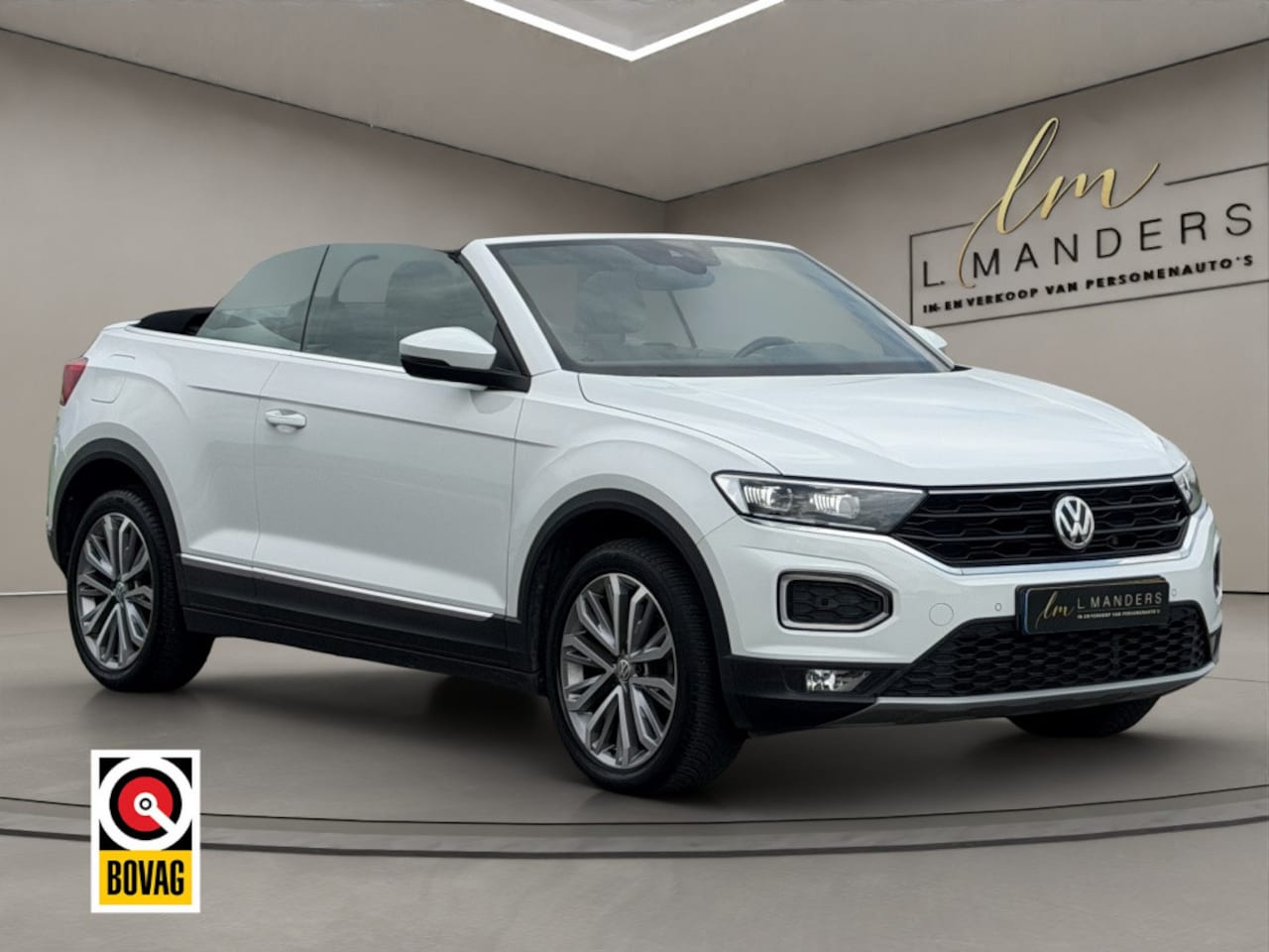 Volkswagen T-Roc Cabrio - 1.5 TSI Style 2020 WIT | Automaat | Apple CarPlay - AutoWereld.nl