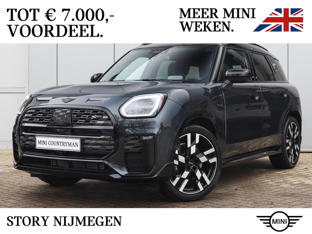 MINI Countryman - C JCW Automaat / Panoramadak / Trekhaak / JCW Sportstoelen / Parking Assistant Plus / Ada - AutoWereld.nl