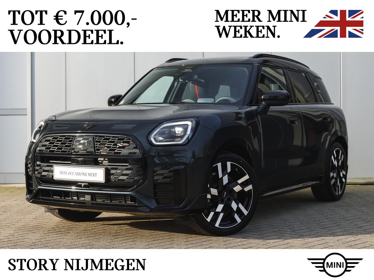MINI Countryman - C Automaat / John Cooper Works / Pakket L / 20" JCW Flag Spoke 2-tone - AutoWereld.nl
