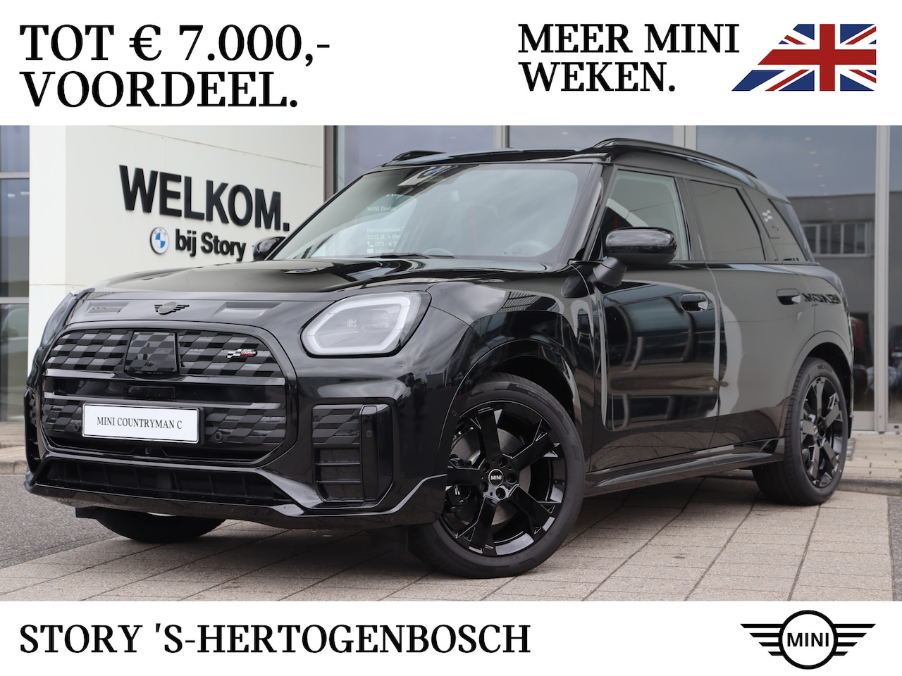 MINI Countryman - SE ALL4 / John Cooper Works / Pakket S / 19" JCW Runway Spoke black - AutoWereld.nl
