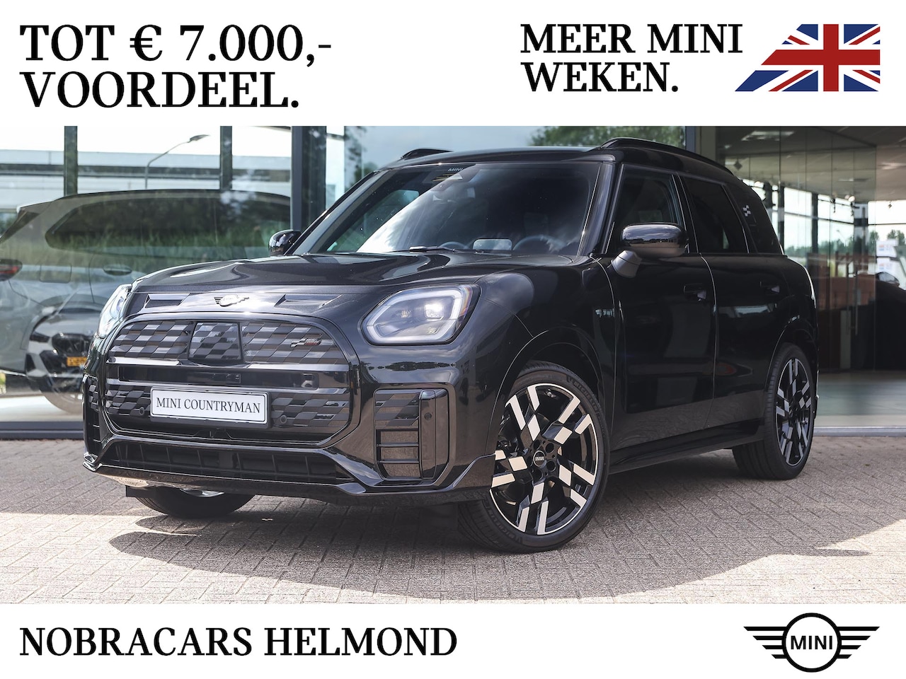 MINI Countryman - E / John Cooper Works / Pakket S / 20" JCW Flag Spoke 2-tone - AutoWereld.nl