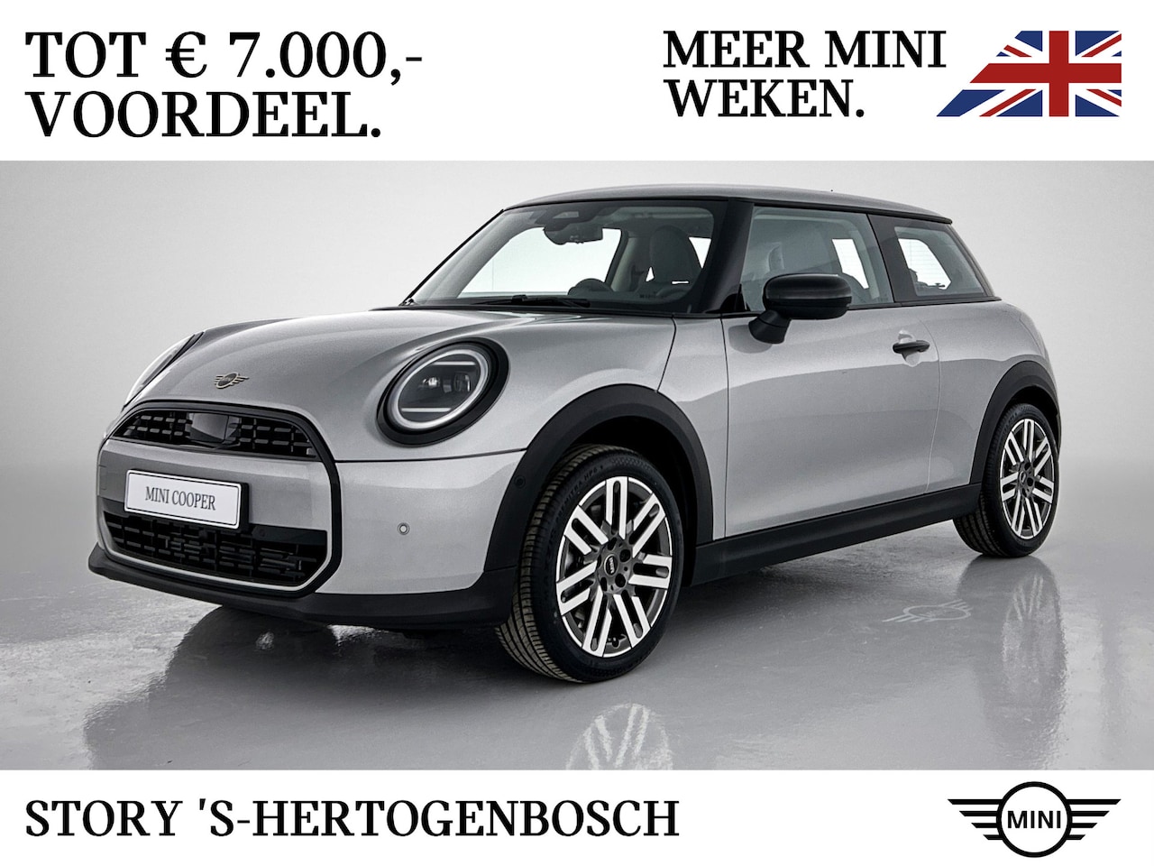 MINI 3-Deurs - Hatchback Cooper C Automaat / Classic / Pakket S / 17 inch Parallel Spoke 2-tone - AutoWereld.nl