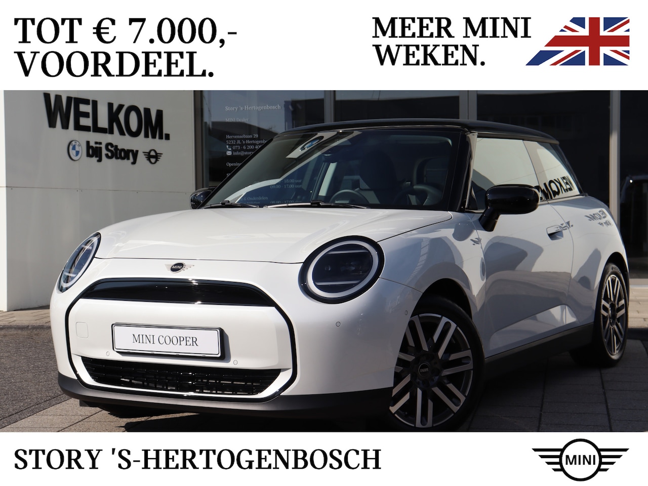 MINI 3-Deurs - Hatchback Cooper E / Classic / Pakket S / 17 inch Parallel Spoke 2-tone - AutoWereld.nl