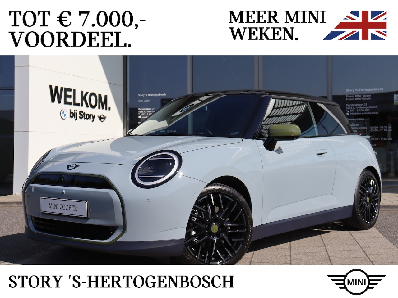 MINI Electric - Hatchback SE / Pakket XL / Panoramadak / JCW Sportstoelen / Comfort Access / Head-Up / Par - AutoWereld.nl