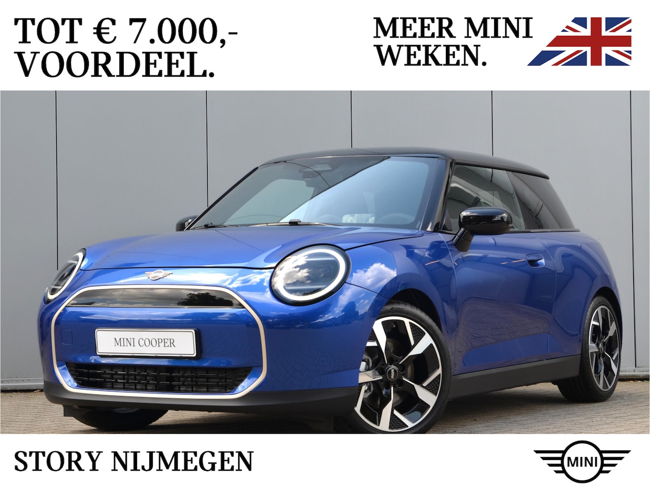 MINI 3-Deurs - Hatchback Cooper E / Favoured Trim / Pakket M / 18 inch Slide Spoke 2-tone - AutoWereld.nl