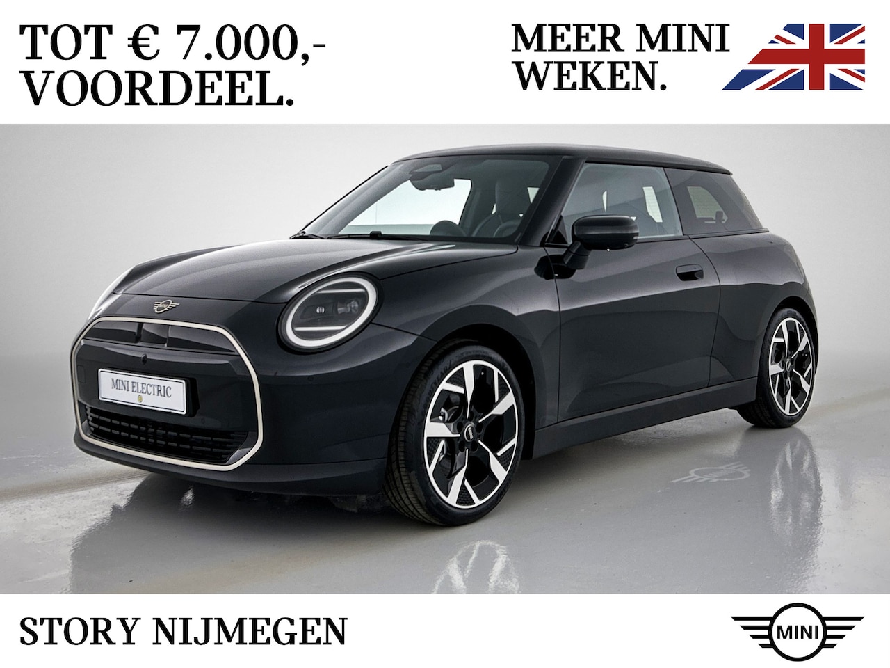 MINI 3-Deurs - Hatchback Cooper E / Favoured Trim / Pakket L / 18 inch Slide Spoke 2-tone - AutoWereld.nl