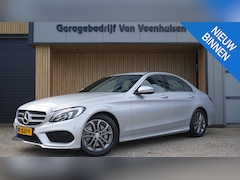 Mercedes-Benz C-klasse - 180 156pk Business Solution AMG-Styling Vol-Leder LED App-Connect 17inch LM Trekhaak A-Cam
