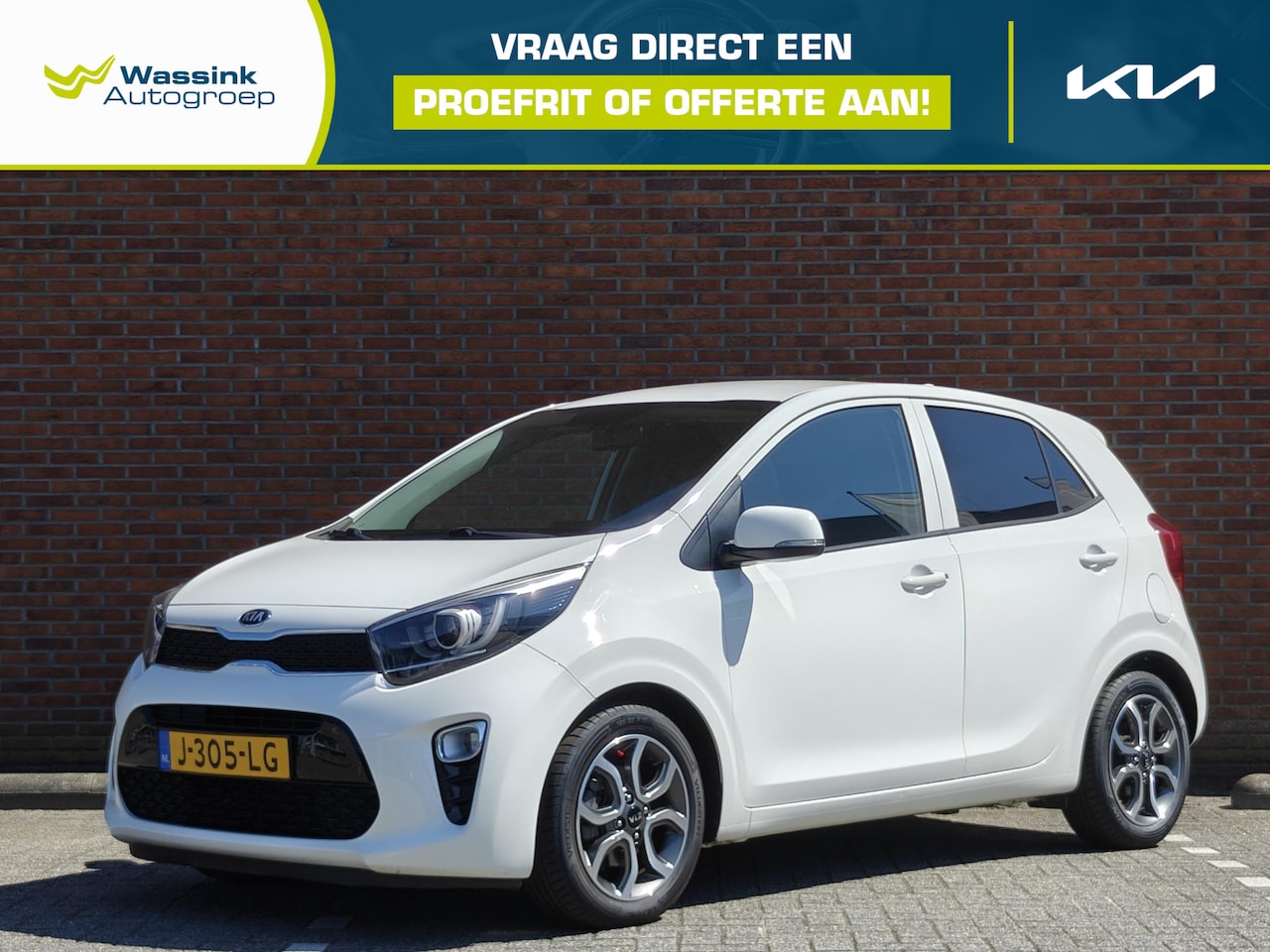 Kia Picanto - 1.0 MPi 67pk 4-zits DynamicPlusLine Navigatie | Cruise Control | Camera Achter | Lichtmeta - AutoWereld.nl