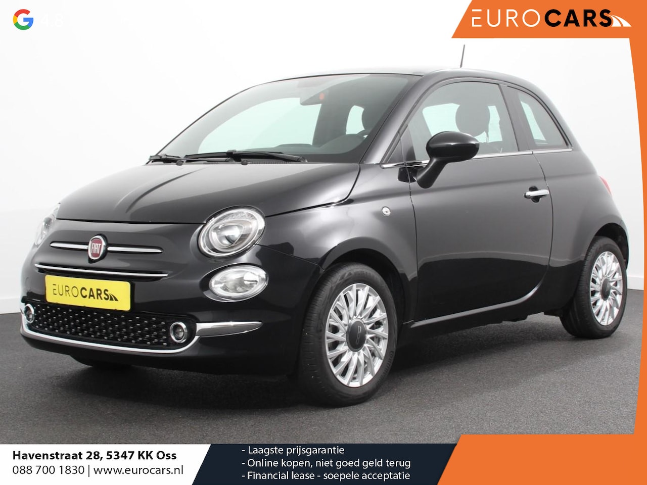 Fiat 500 - 1.0 Hybrid Dolcevita Finale Panorama dak Control Navigatie Apple Carplay/Android Auto Park - AutoWereld.nl