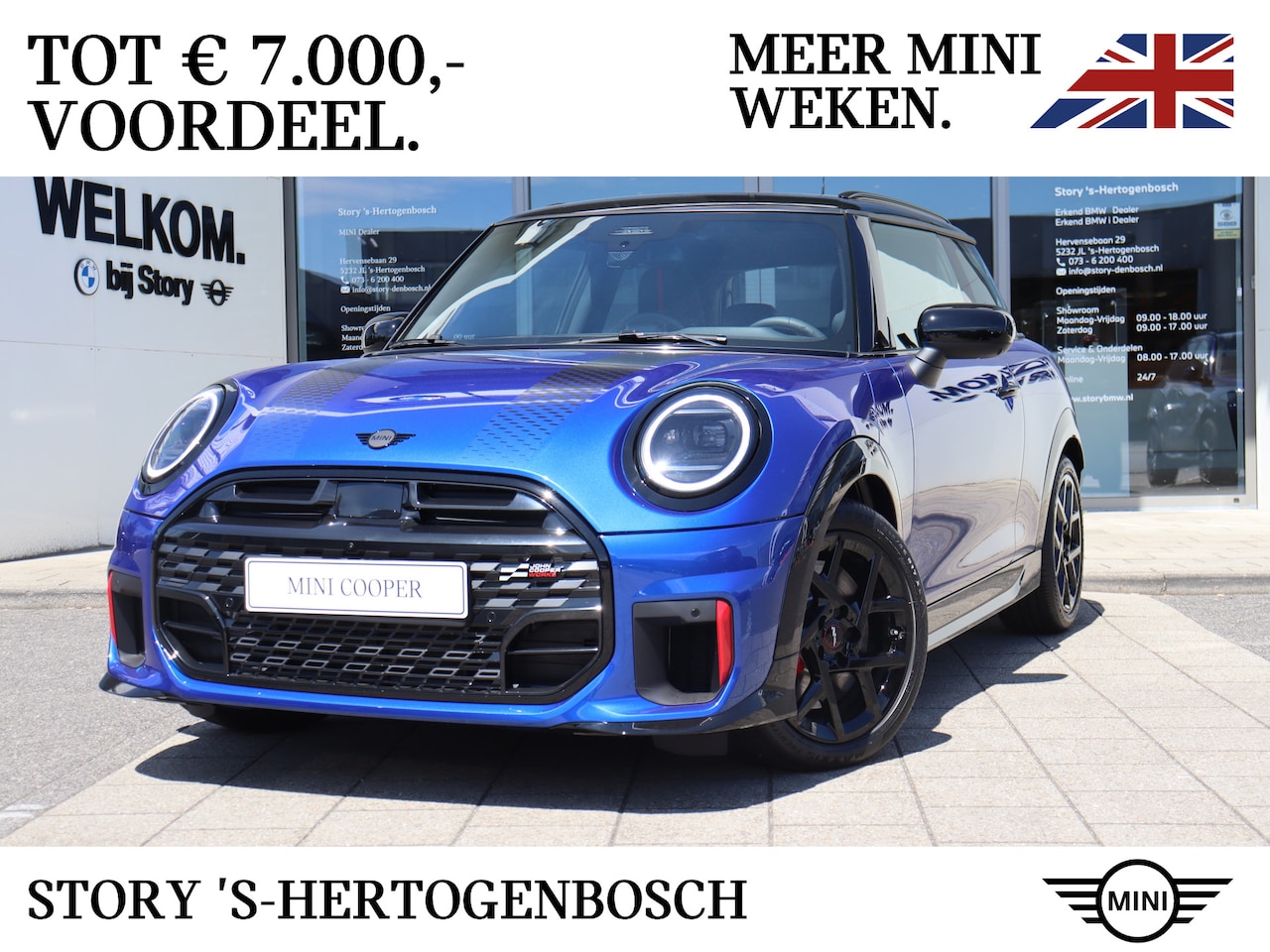 MINI 3-Deurs - Hatchback John Cooper Works / Pakket XL / 17" JCW Sprint Spoke black - AutoWereld.nl
