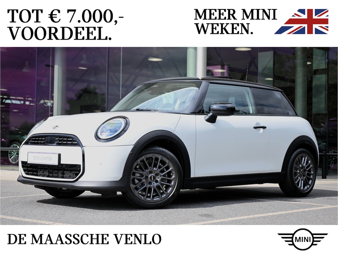 MINI 3-Deurs - Hatchback Cooper C Automaat / Classic / Pakket M / 17" U-Spoke grey - AutoWereld.nl
