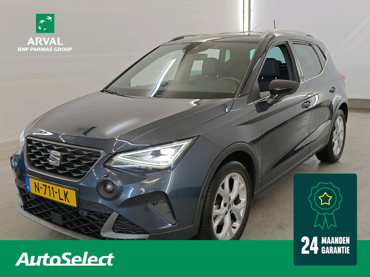 SEAT Arona - 1.0 TSI 110pk FR Business Intense | Stoelverwarming | Half leder/Alcantara | LED | Navi | - AutoWereld.nl