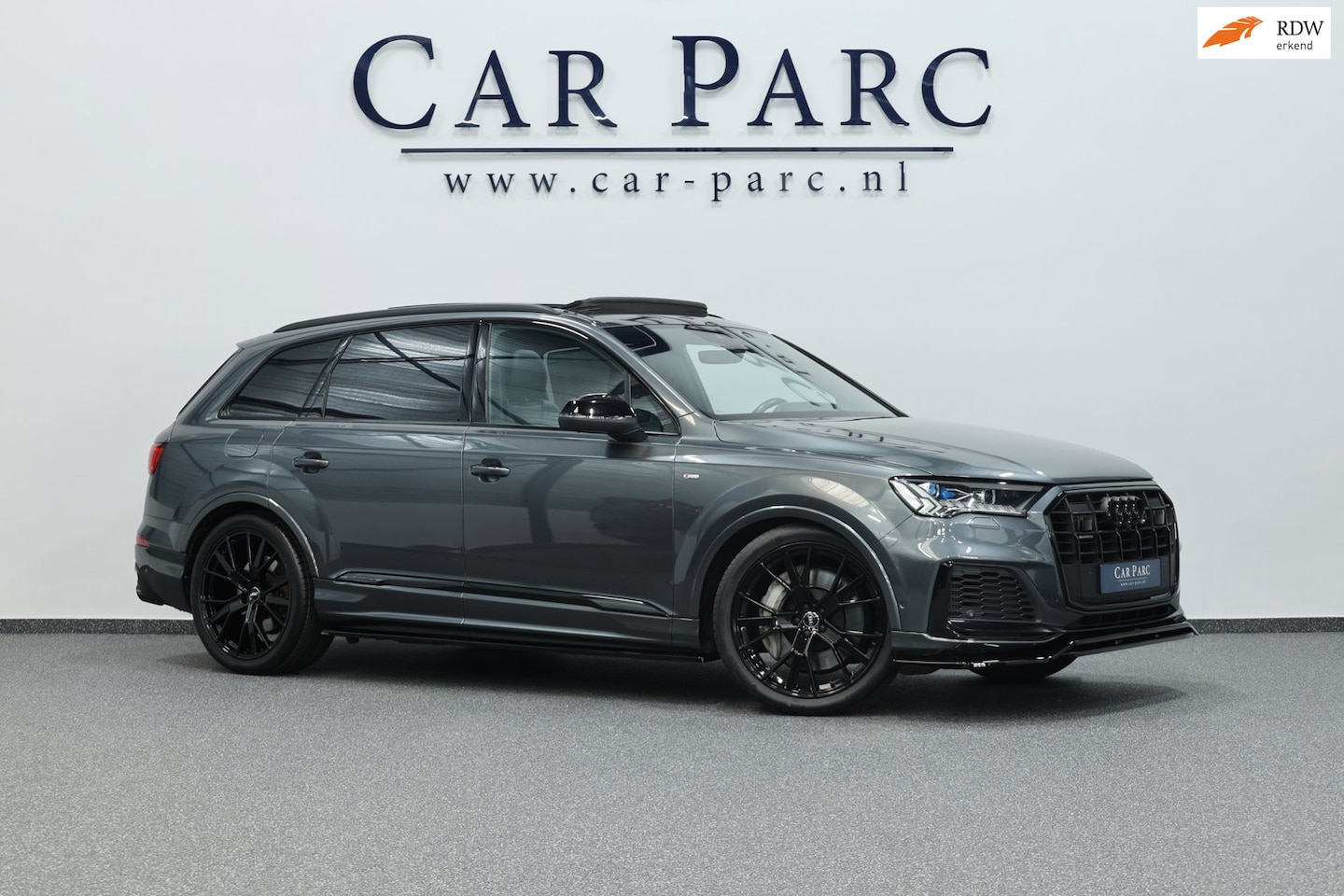 Audi Q7 - 55 TFSI e quattro 381+PK 3x S-line BTW/MAXTON/B&O/SFEER/PANO/LUCHT/ALCANTARA+S.VERWARMING+ - AutoWereld.nl