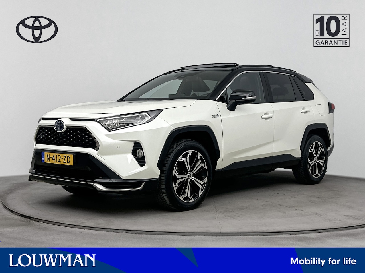 Toyota RAV4 - 2.5 Plug-in Hybrid AWD Bi-Tone Plus | BTW | Schuif/kantel panoramadak | JBL | 360 Camera + - AutoWereld.nl