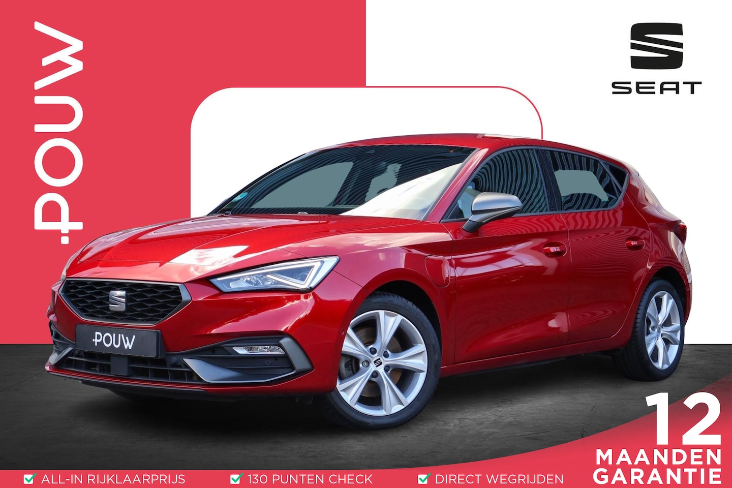 SEAT Leon - 1.4 TSI eHybrid 204pk PHEV FR | SoH 91,9% | Keyless Entry | Stoel/ Stuurverwarming | Apple - AutoWereld.nl