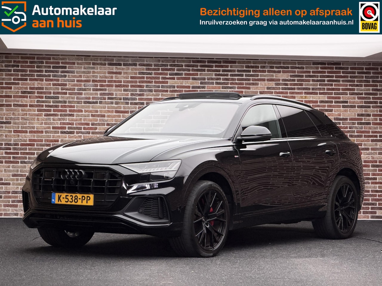 Audi Q8 - 55 TFSIe quattro S-line DAK SOFTCLOSE STOELVENTILATIE MASSAGE TREKHAAK - AutoWereld.nl