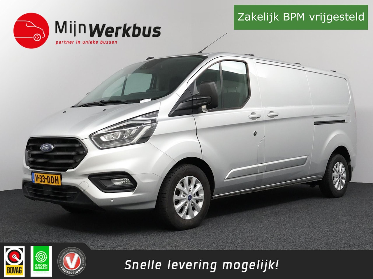 Ford Transit Custom - 340 2.0 TDCI L2H1 Limited 2x schuif | Trekhaak | Camera | Bi-Xenon Koplampen! - AutoWereld.nl