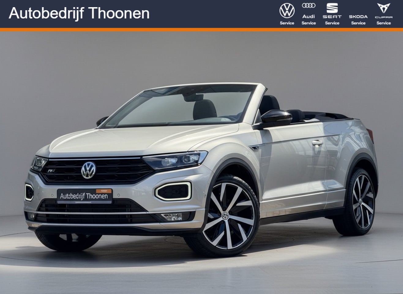 Volkswagen T-Roc Cabrio - 1.5 TSI R-Line | Leder | dodehoek | Keyless - AutoWereld.nl