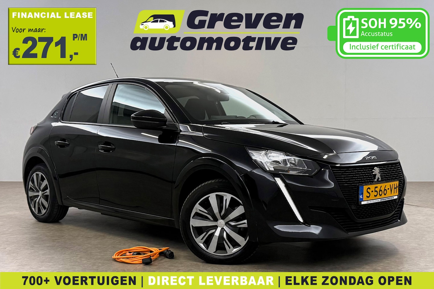 Peugeot e-208 - EV Active 50 kWh | Snelladen | SOH 95% | Clima | Carplay | Cruise - AutoWereld.nl