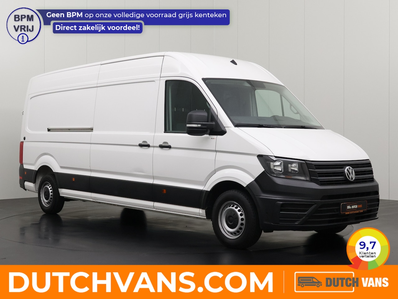 Volkswagen Crafter - 2.0TDI 140PK Automaat L4H3 Maxi | Airco | Camera | Multimedia | 3-Zits | Betimmering - AutoWereld.nl