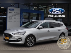 Ford Focus Wagon - 155PK HYBRID VIGNALE AUTOMAAT VOL-LEDER LED-PAKKET P-SENSOREN CAMERA 17"LMV+ALL-SEASON AD